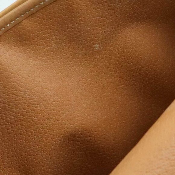 Auth CELINE Macadam Shoulder Bag Brown PVC/Leather/Goldtone - Picture 11 of 14